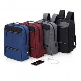 Mochila De Nylon USB 21L