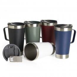 Caneca Térmica Inox Com Abridor 500ml