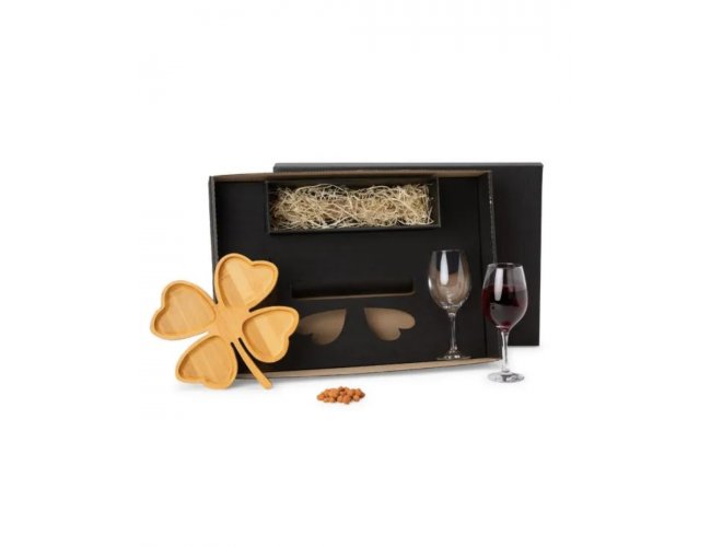 Kit Petisco E Vinho - 3 Pçs - Não Acompanha Garrafa