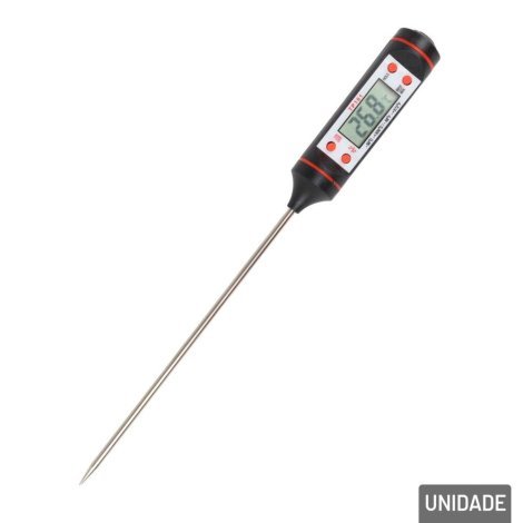 Term�metro 24cm Culin�rio Digital A�o Inox