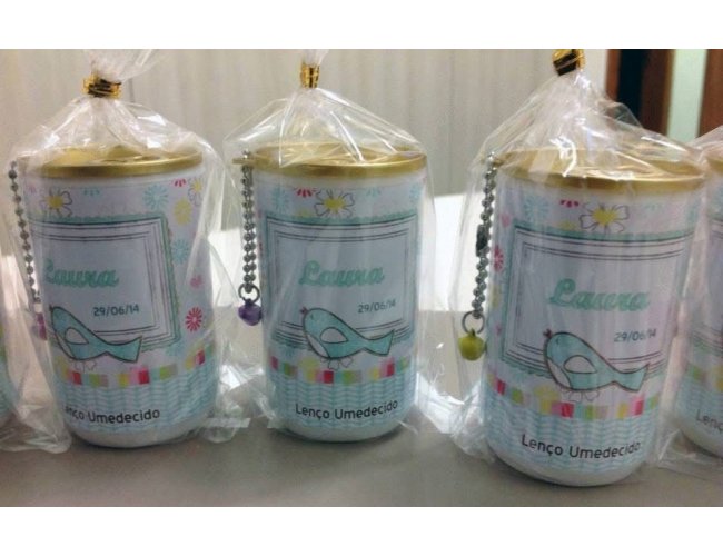 Latinha de Len�o Umidecido