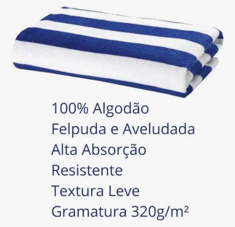 Toalha Listrada 320 gr