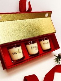 Kit mini velas com 3