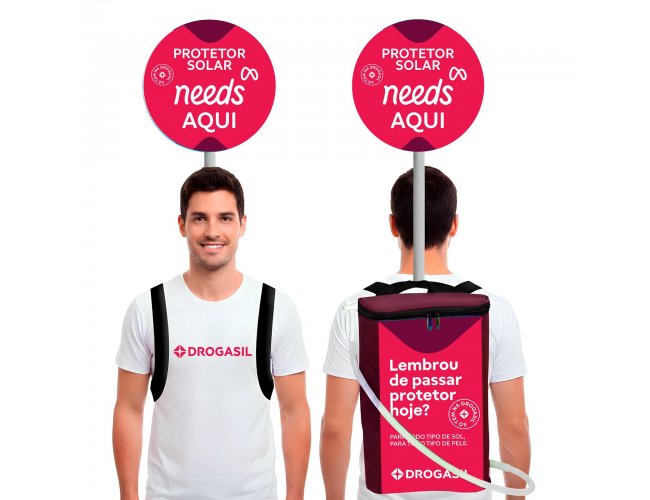 Mochila T�rmica Degusta��o c/ placa pirulito