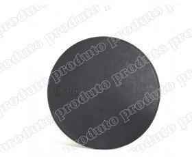 Mouse pad de couro Redondo