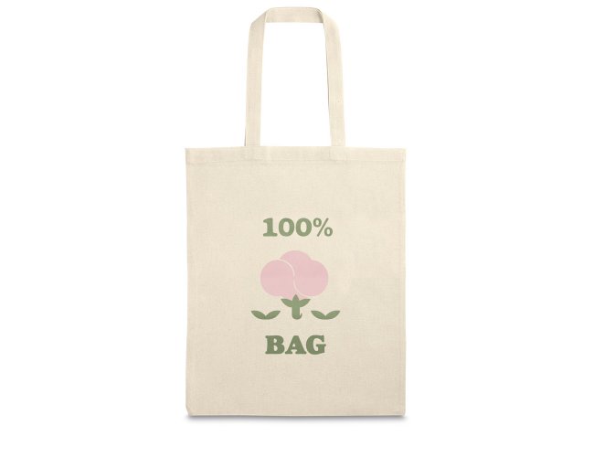 Sacola 100% algodão (120 g/m²)