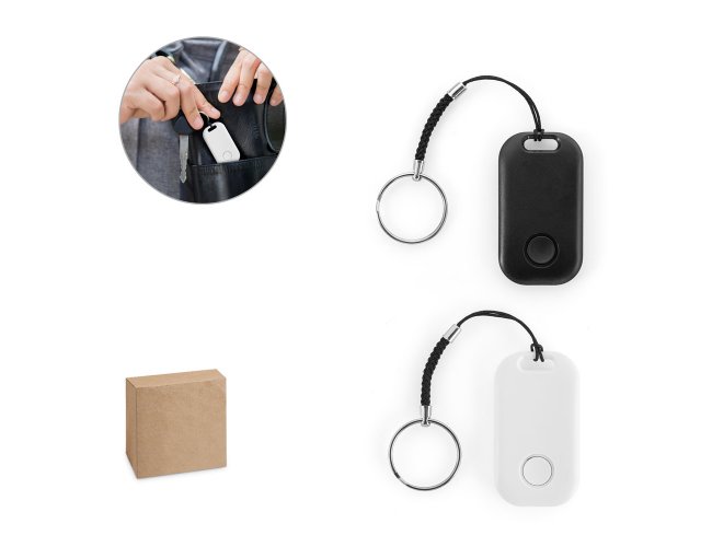 Localizador sem fios com design compacto e leve em ABS