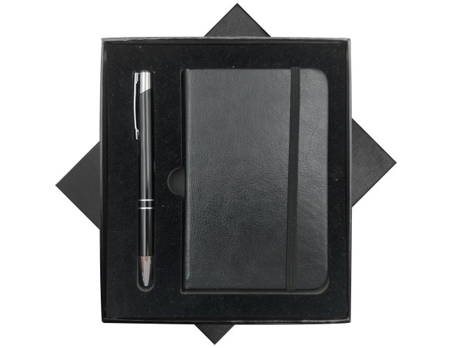 Bloco de Notas Com Caneta e Caixa