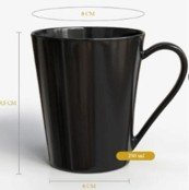 Caneca Ceramica Tulipa 250 ml