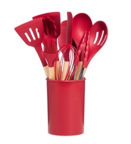 Kit 12 Pe�as Utens�lios De Cozinha Silicone