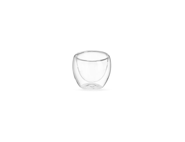 Copo Vidro Parede Dupla 80ml