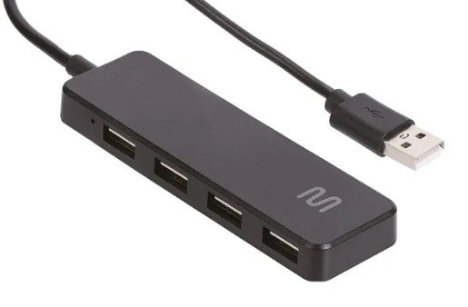 Adaptador Hub USB 2.0 Com 4 Portas Multi