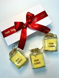 Kit com 3 Mini velas 60g cada