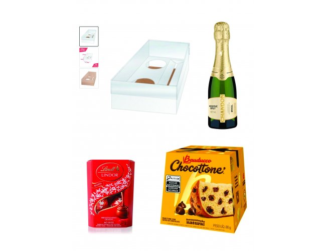 Kit Caixa Com Chocolate Lindt Lindor